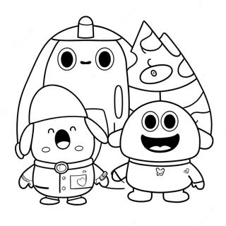 Pagina Para Colorir Do Hey Duggee Com Amigos 17224-14483