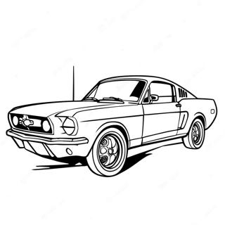 Pagina Para Colorir De Carro Mustang 17354-14574