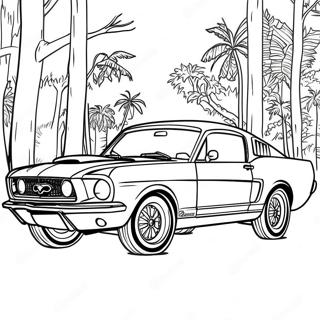 Pagina Para Colorir De Carro Mustang 17354-14575