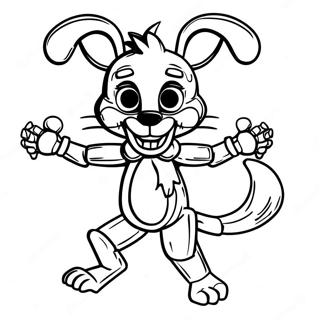 Pagina Para Colorir Mangle Fnaf Em Acao 17455-14657