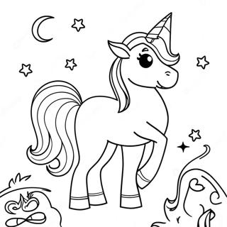 Pagina Para Colorir Unicornio De Halloween 17474-14671