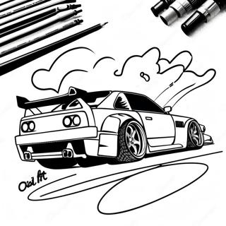 Pagina Para Colorir De Carro Drift Legal 17535-14721