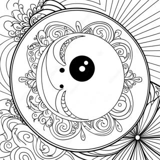 Pagina Para Colorir Do Simbolo Yin Yang 17564-14742