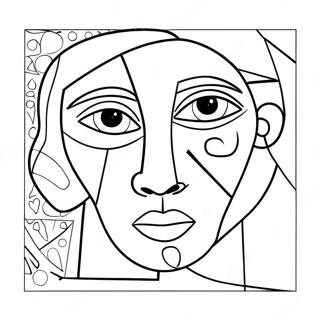 Picasso Páginas para Colorir