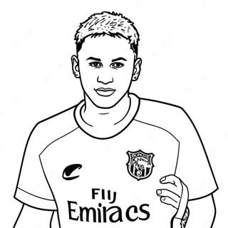 Pagina Para Colorir Do Neymar Psg 17594-14767