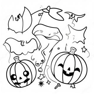 Halloween Estético Páginas para Colorir