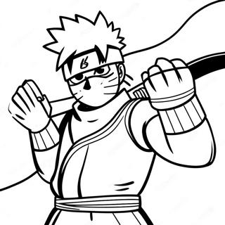 Pagina Para Colorir Do Kakashi Em Posicao De Batalha 1782-1472