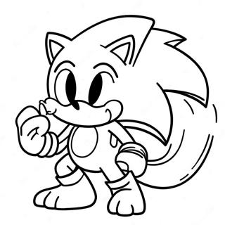 Pagina Para Colorir Do Sonic O Werehog Em Acao 17866-14979