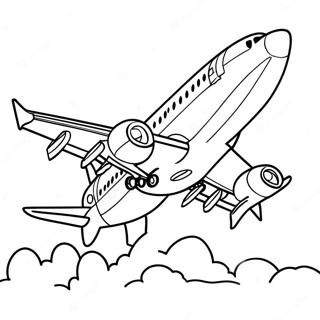 Pagina Para Colorir Do Boeing 737 17935-15030