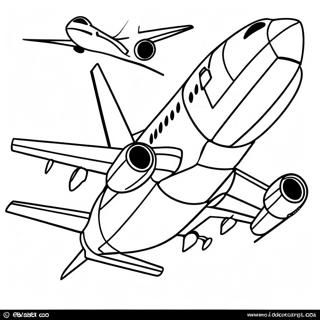 Pagina Para Colorir Do Boeing 737 17935-15032