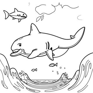 Pagina Para Colorir Do Megalodon 1801-1484