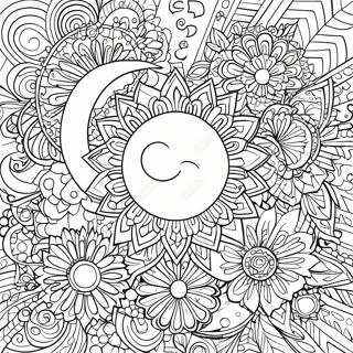 Pagina Para Colorir Mandala Da Lua Celestial 18025-15104