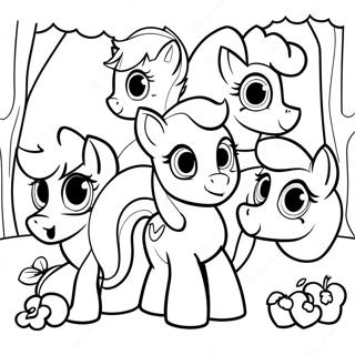 Pagina Para Colorir Do Apple Jack Com Amigos 18076-15148