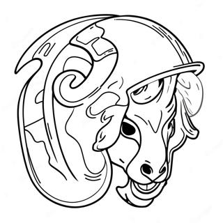 Pagina Para Colorir Do Logo Dos La Rams 18105-15166