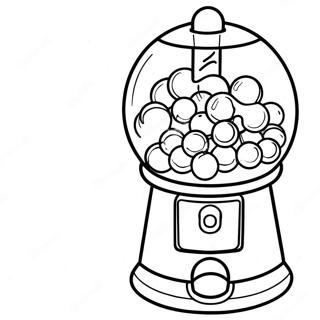 Pagina Para Colorir Da Maquina De Chicletes 18165-15215