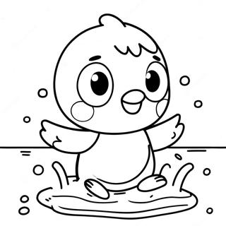 Pagina Para Colorir Do Piplup Fofo Brincando Na Agua 18196-15249