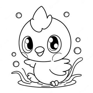 Pagina Para Colorir Do Piplup Fofo Brincando Na Agua 18196-15251