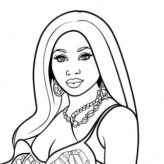 Pagina Para Colorir Da Nicki Minaj 18255-15295