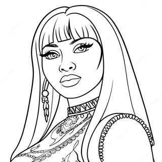 Pagina Para Colorir Da Nicki Minaj 18255-15296