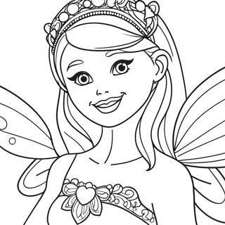 Pagina Para Colorir Da Fada Barbie 18275-15310