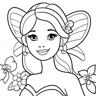 Pagina Para Colorir Da Fada Barbie 18275-15312