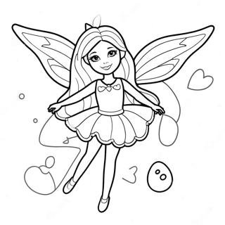 Pagina Para Colorir Da Fada Barbie Magica Em Voo 18276-15316