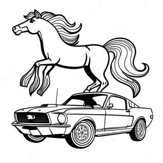 Pagina Para Colorir Do Mustang 18295-15328