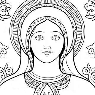 Pagina Para Colorir Da Virgem Maria 18395-15407