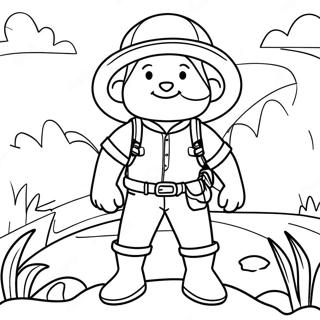 Monty O Aventureiro Pagina Para Colorir 18416-15425