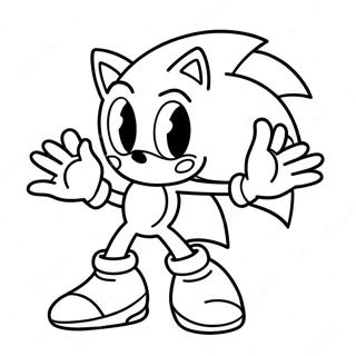 Pagina Para Colorir Do Sonic Prata 18635-15598