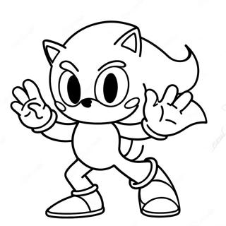 Pagina Para Colorir Do Sonic Prata 18635-15600