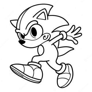 Pagina Para Colorir Do Sonic Prata Correndo Rapido 18636-15601