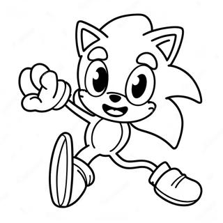 Pagina Para Colorir Do Sonic Prata Correndo Rapido 18636-15602