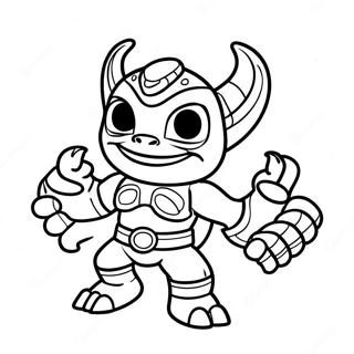 Pagina Para Colorir De Skylanders 18655-15616