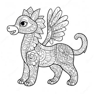 Pagina Para Colorir De Alebrijes 18695-15647