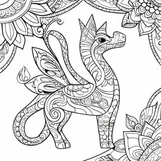 Pagina Para Colorir De Alebrijes Coloridos Com Padroes 18696-15650