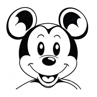 Pagina Para Colorir Do Adoravel Mickey Mouse 18879-15795