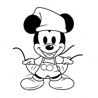 Pagina Para Colorir Do Adoravel Mickey Mouse 18879-15796