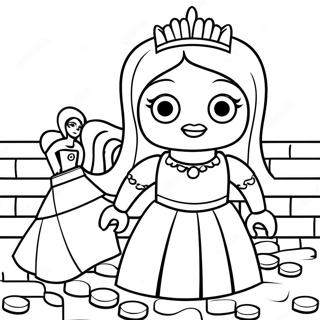 Pagina Para Colorir Da Princesa Lego 18928-15832