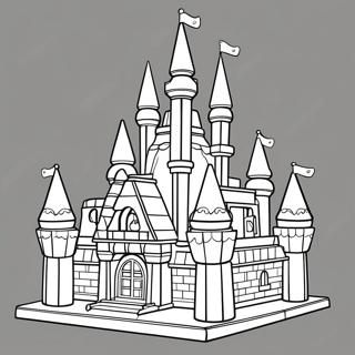 Pagina Para Colorir Do Castelo Da Princesa Lego Brilhante 18929-15833