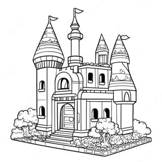 Pagina Para Colorir Do Castelo Da Princesa Lego Brilhante 18929-15835