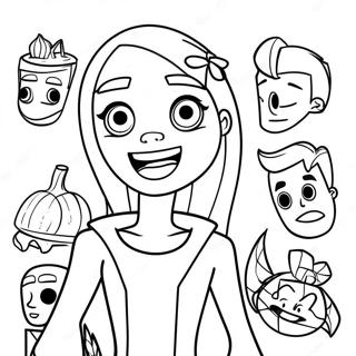 Pagina Para Colorir Do Total Drama 19018-15902