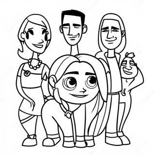 Pagina Para Colorir Dos Personagens De Total Drama 19019-15907