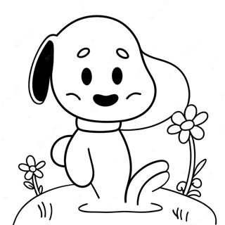 Pagina Para Colorir Do Snoopy 19158-16014