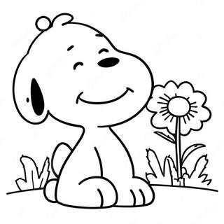 Pagina Para Colorir Do Snoopy 19158-16016