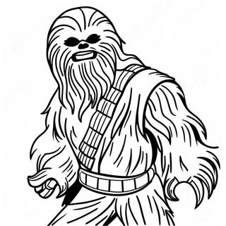 Pagina Para Colorir Do Chewbacca Em Posicao De Batalha 19189-16041