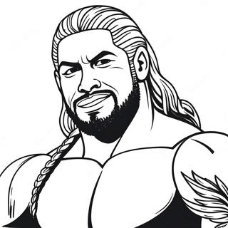 Pagina Para Colorir Do Roman Reigns Da Wwe 19228-16070