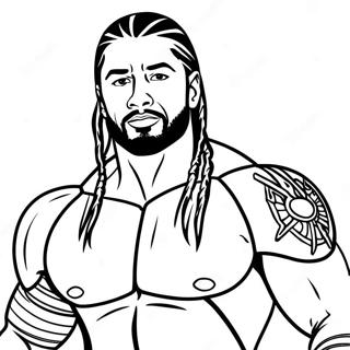 Pagina Para Colorir Do Roman Reigns Da Wwe 19228-16072