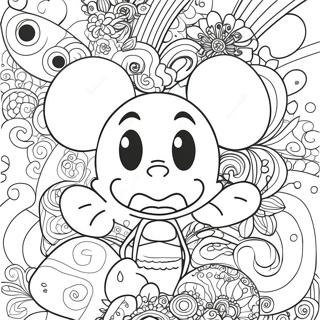 Disney Psicodélico Páginas Para Colorir