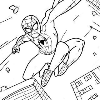 Pagina Para Colorir Do Homem Aranha No Espaco Entre Nos 19599-18329